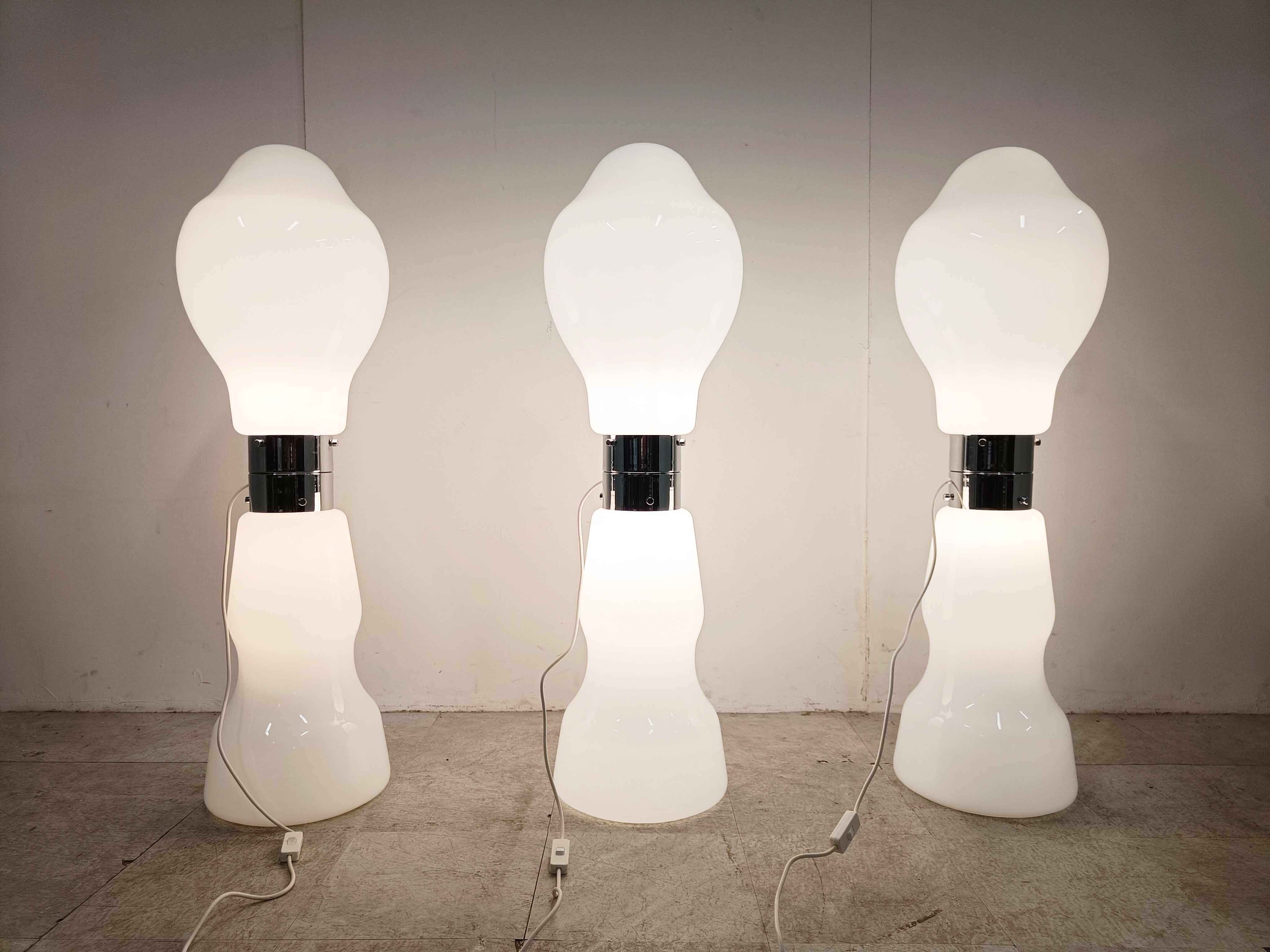 Vintage carlo Nason floor lamps, 1960s