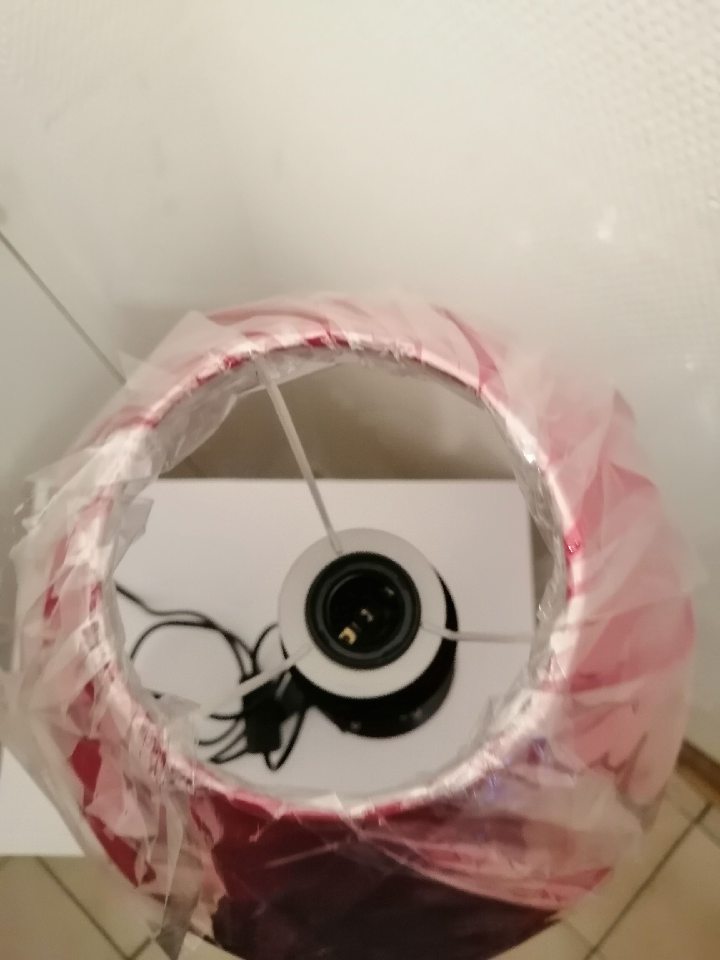 Art deco wrought iron floor lamp