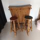 Vintage bamboo bar