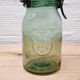 Duo old glass jars