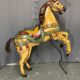 Old wooden carousel horse 1900