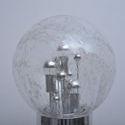 Lampe de sol Sputnik en chrome par Doria Leuchten, années 1970.