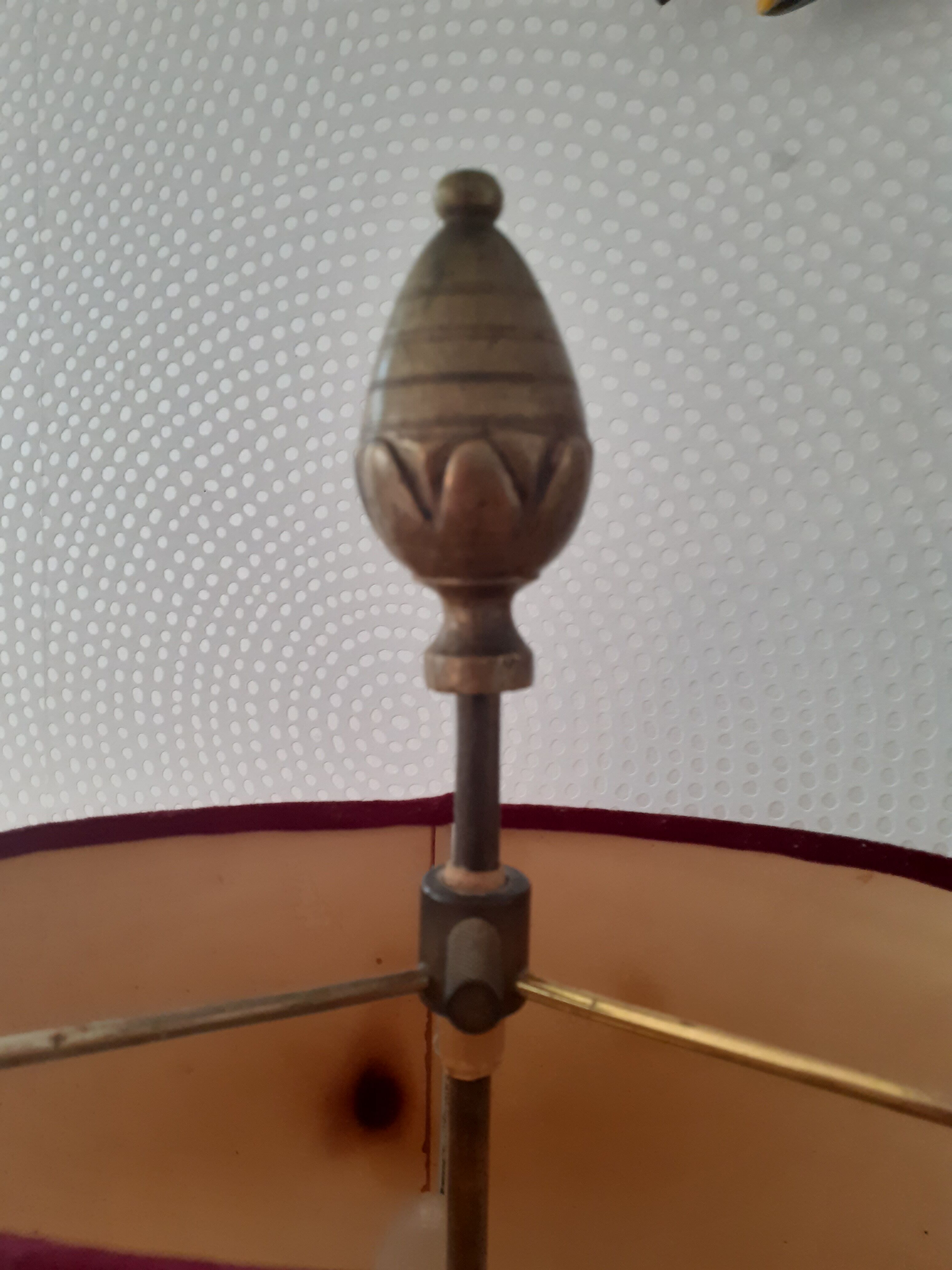 Empire style hot water bottle lamp 4 burners