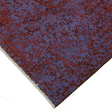 Handmade oriental contemporary 1980s 203 cm x 266 cm purple wool carpet