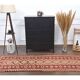 1970s Vintage Turkish Hand-Knotted Wool Cotton Orange Runner Rug 89x287