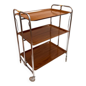 Rare Bremshey Gerlinol Dinett dessert trolley with 3 shelves - 1970