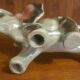 Vintage elephant in iridescent Art Deco ceramic