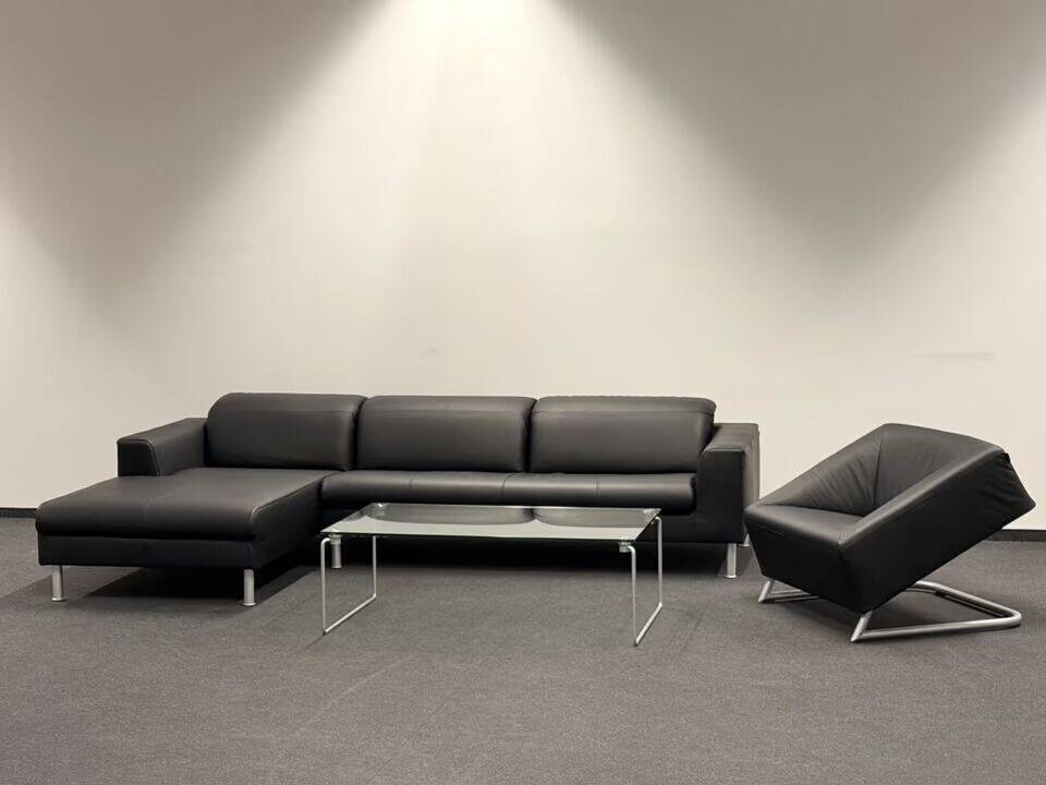 Rolf Benz Freistil Living Room Set-Corner sofa Armchair coffee table 3-piece