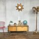 Enfilade meuble tv vintage pieds compas style scandinave
