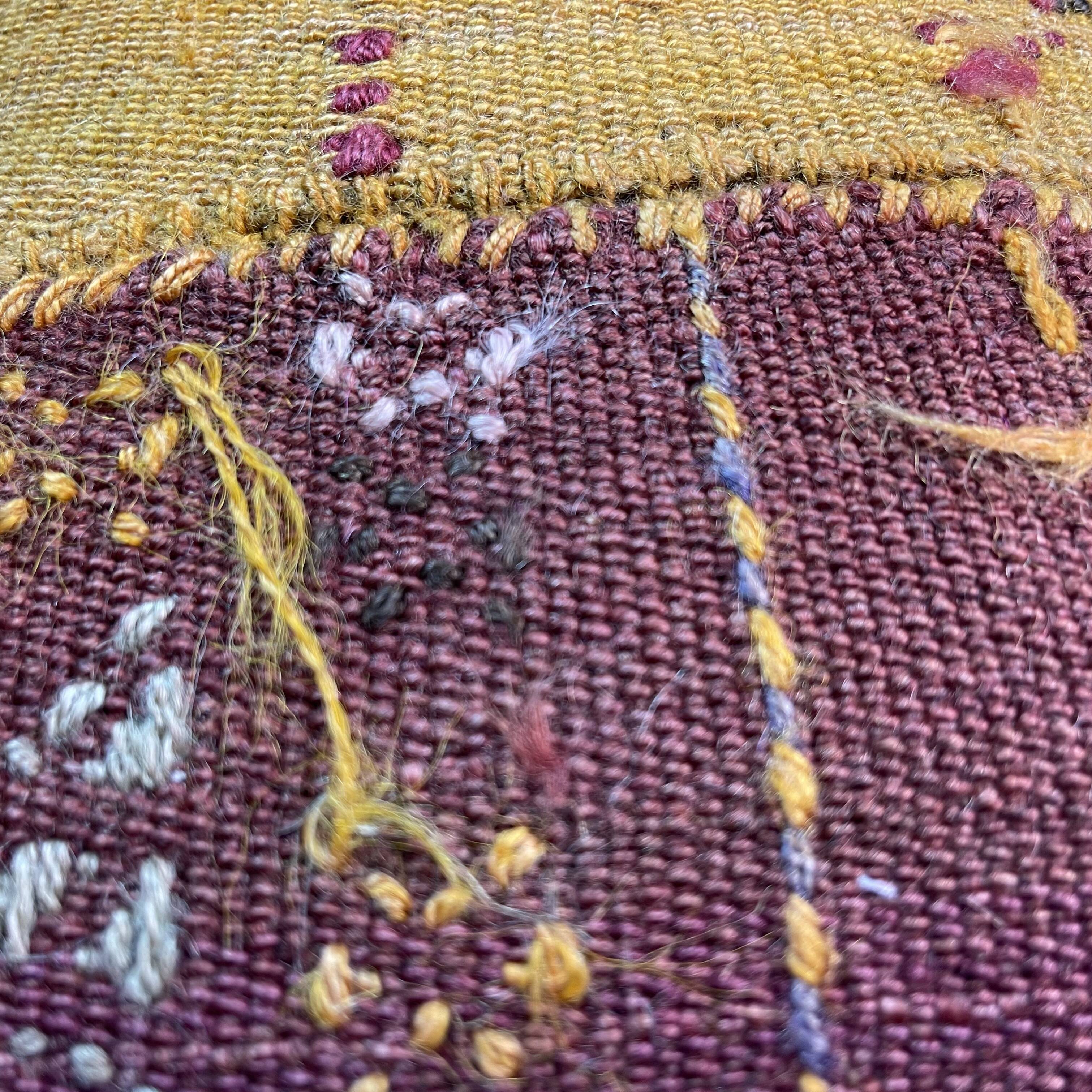 Housse de coussin vintage turque faite à la main, 30 x 50 cm