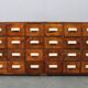 1940s Czechoslovak industrial bank drawer cabinet