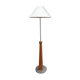 Wood and metal floor lamp