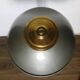 lampe métal socle laiton dorée