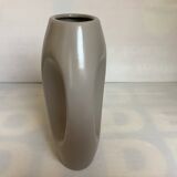 Grey ceramic vase design
