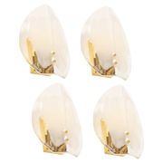 Kalmar wall sconces in brass and Murano glass, Austria, 1970s.