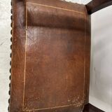 Pair of Renaissance style armchairs in walnut, 20th century