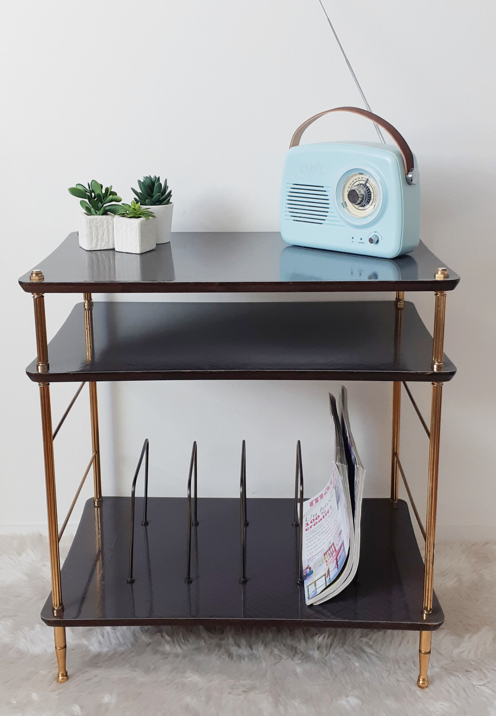 Electrophone door table, vinyl door