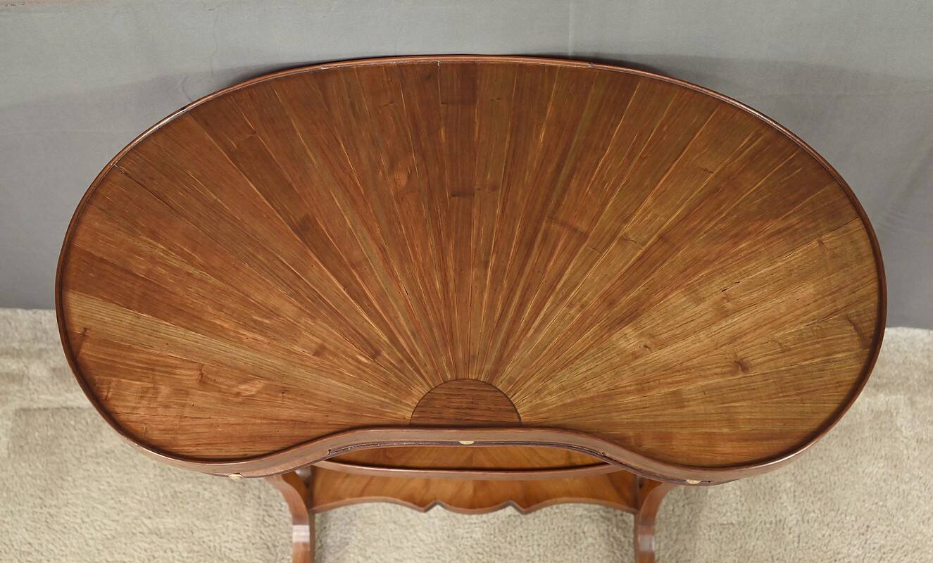 Louis XVI Style Mahogany and Rosewood Marquetry Coffee Table – Late