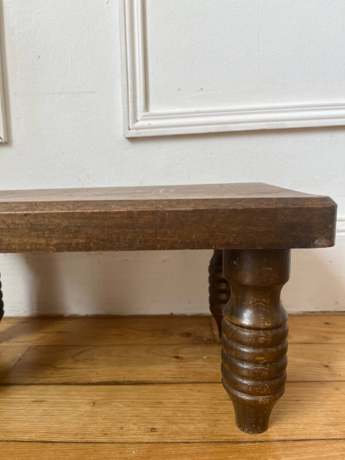 Low stool in old wood