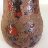 Brutalist vase with dripping decoration