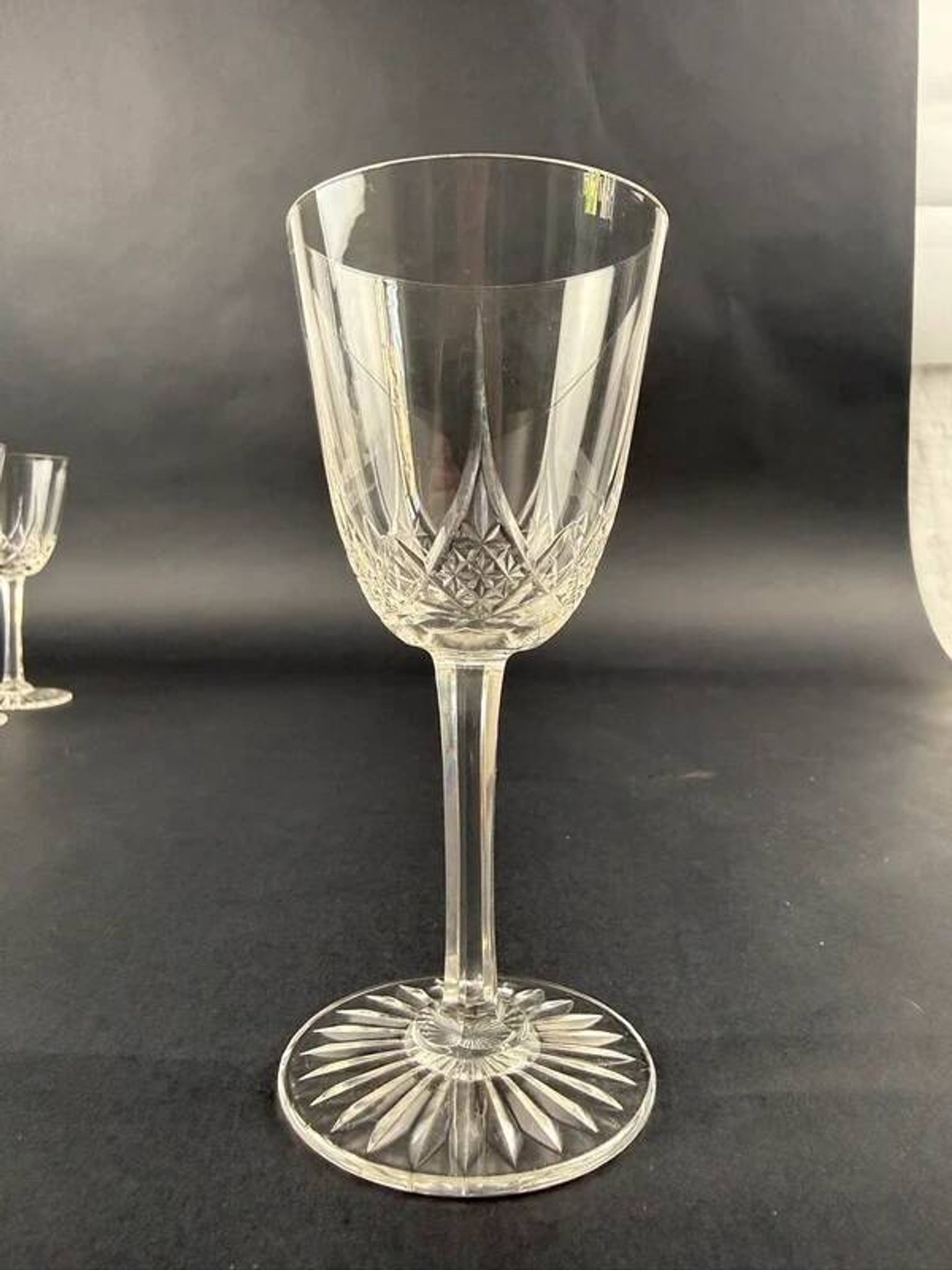 Baccarat, service Epron, suite de 6 verres à vin blanc taille 4