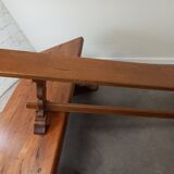 Farmhouse table and its 2 benches