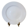 Round white ceramic serving dish