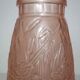Orange art deco vase 30s
