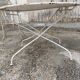 Garden furniture wrought iron old vintage xxeme