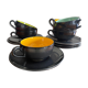 Service 6 cups Saint Clément vintage 50s