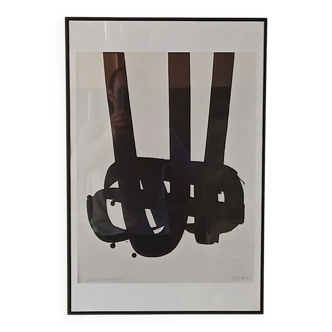 Pierre Soulages from screen print no. 29