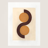 Painting on paper • monotype M366 • dated and signed Eawy •