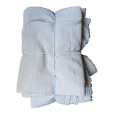 Blue vintage striped fabric