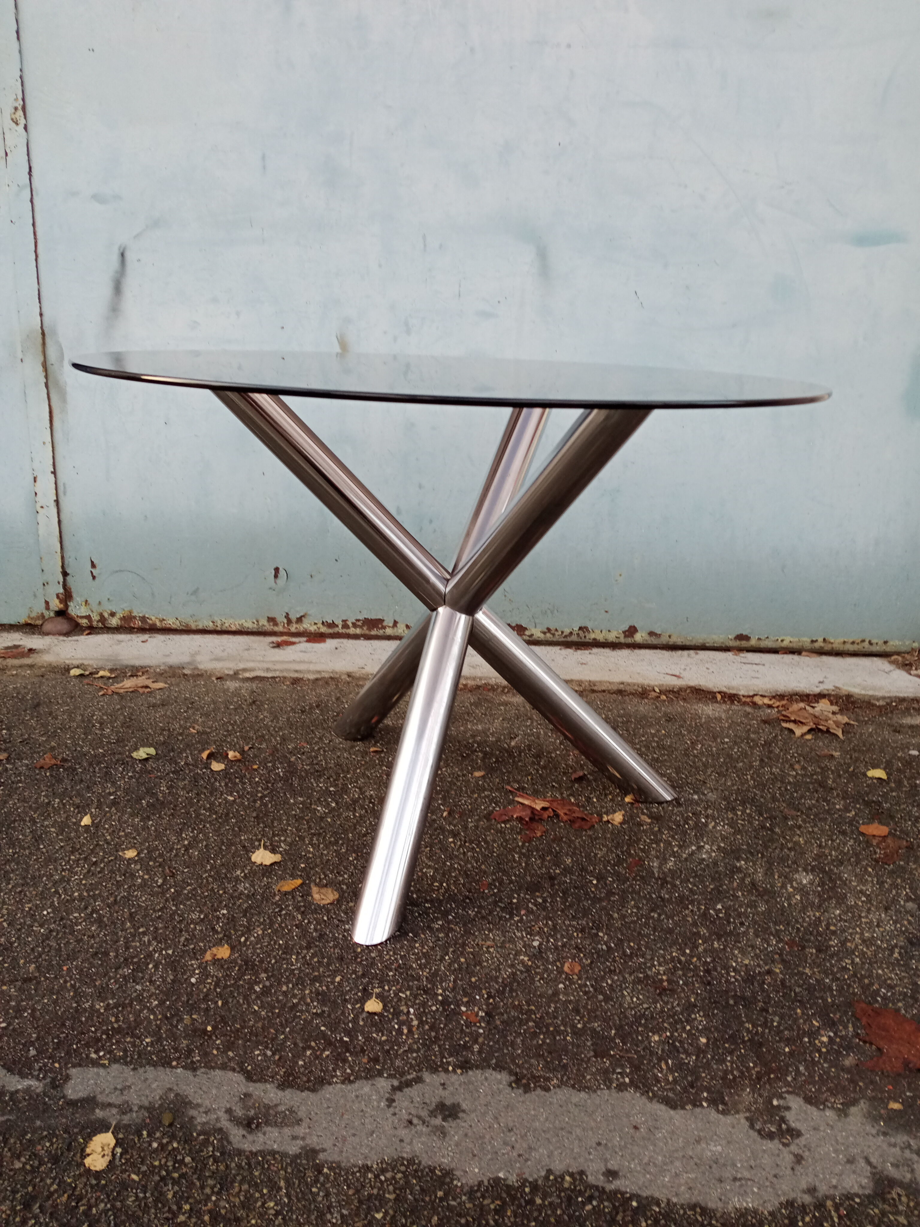 Vintage table 70 ,chrome