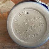 Old blue sandstone pitcher