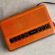 Orange space age gold star rk-306 alarm radio clock
