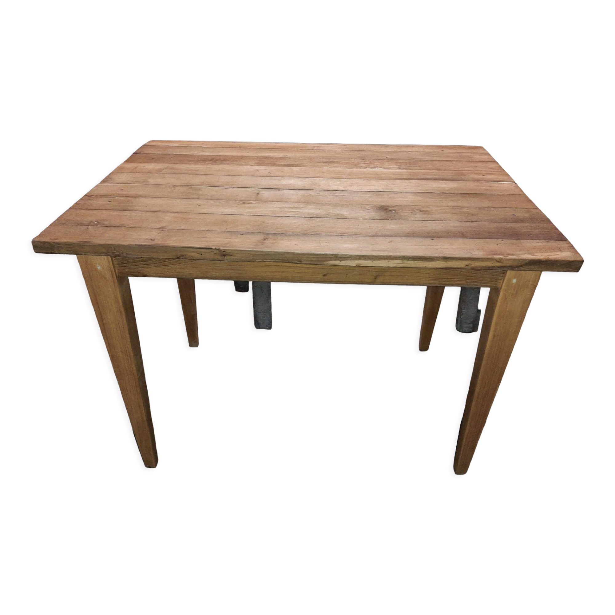 Solid oak side table