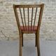 Chaise de bistrot baumann, en bois et skaï