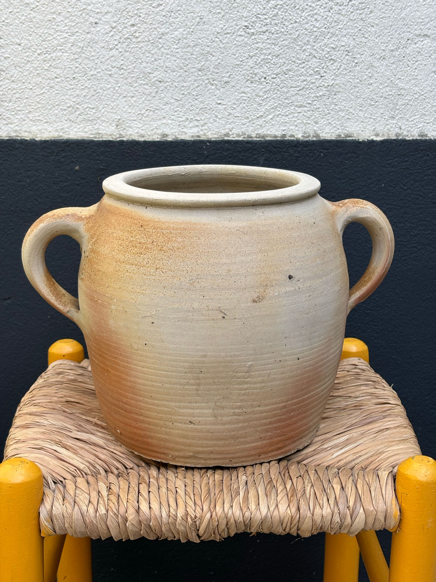 Old terracotta pot
