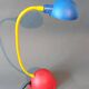 Halogen desk lamp Memphis Stilplast Movement, Italy 1980.