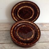 Series of 5 dessert plates