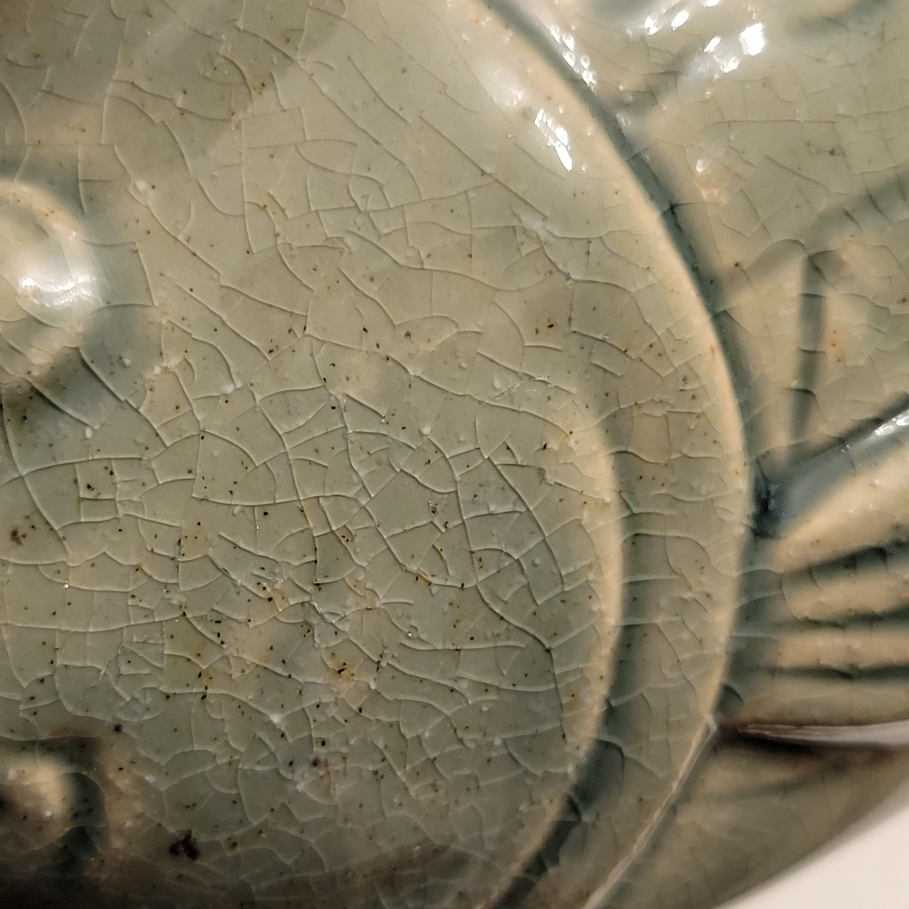 Fish ceramic pot cover