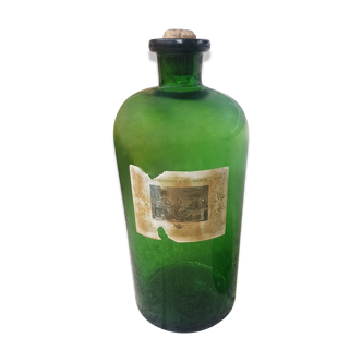 Rare green glass bottle and vintage Givaudan perfume