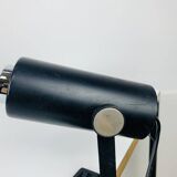 Vintage black metal clamp spotlight