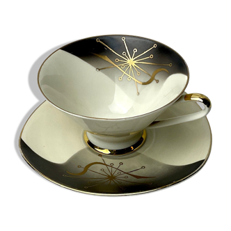 Dürrbeck & Ruckdäschel porcelain cup and undercup