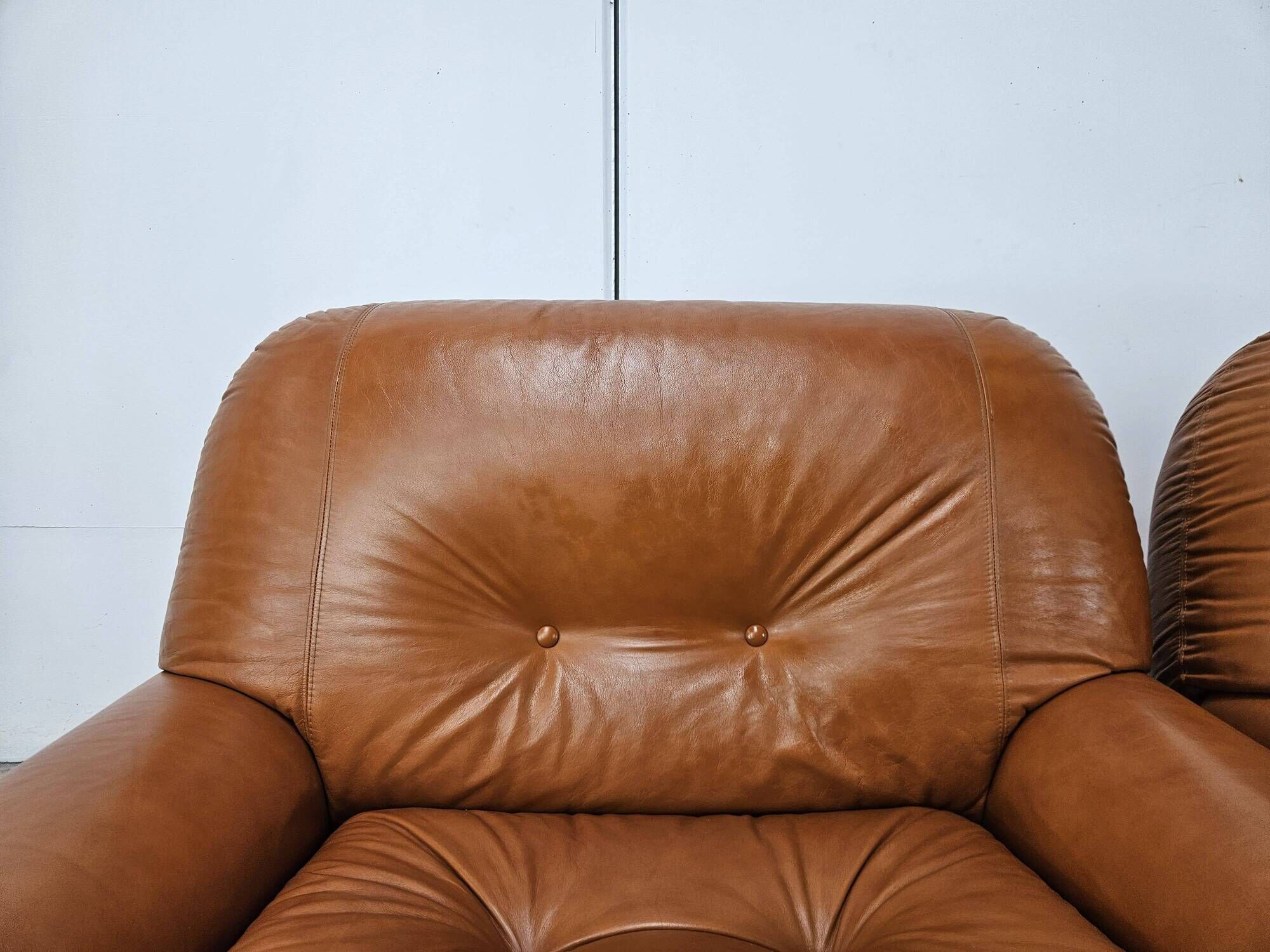 Pair of Sapporo armchairs by Mario Marenco for Mobil Girgi, 1970
