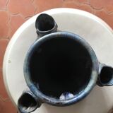 Vase grès signé