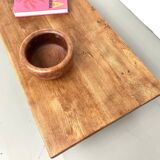 Solid oak coffee table, 1950s