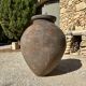 Ancient terracotta pottery jar from the 19th century