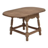 1970s, Danish foldable side table, solid oak wood, original condition.